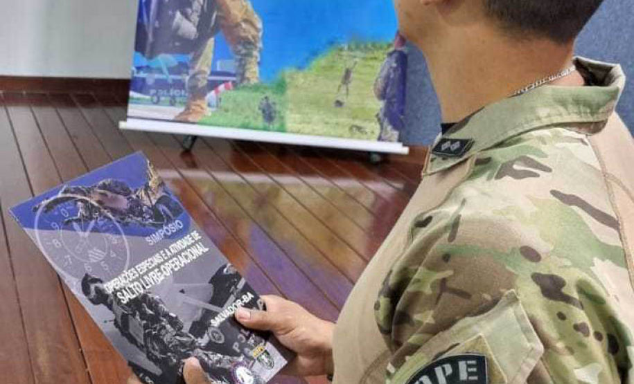 Polícia Militar do Paraná envia profissionais à Bahia para o I Simpósio de Operações Especiais e Atividade de Salto Livre Operacional