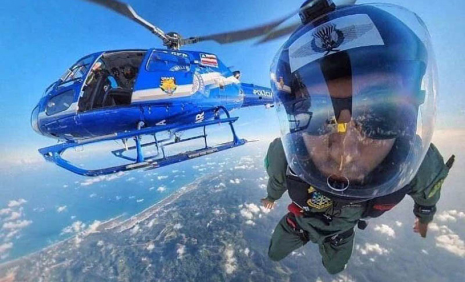 Polícia Militar do Paraná envia profissionais à Bahia para o I Simpósio de Operações Especiais e Atividade de Salto Livre Operacional