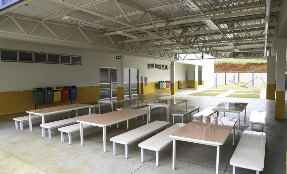 Governador Carlos Massa Ratinho Junior participa da inauguração do Centro Municipal de Educação Infantil (CMEI) Miguel Eduardo Nalini Adur, em Pitanga, na Região Central do Paraná - Pitanga, 03/02/2022`