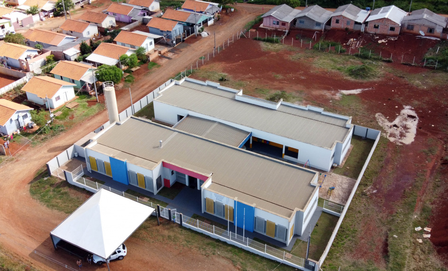Governador Carlos Massa Ratinho Junior participa da inauguração do Centro Municipal de Educação Infantil (CMEI) Miguel Eduardo Nalini Adur, em Pitanga, na Região Central do Paraná - Pitanga, 03/02/2022`