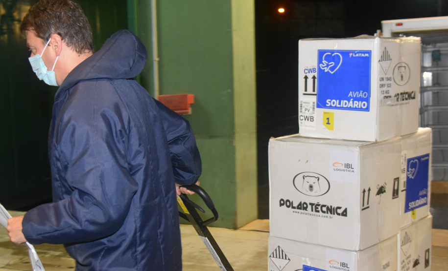 Paraná deve receber 944 mil vacinas contra a Covid-19 nos próximos dias