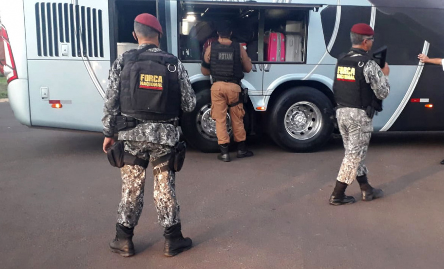 Noroeste do Paraná recebe reforço de policiamento da Força Nacional para combater crimes nas divisas e fronteiras