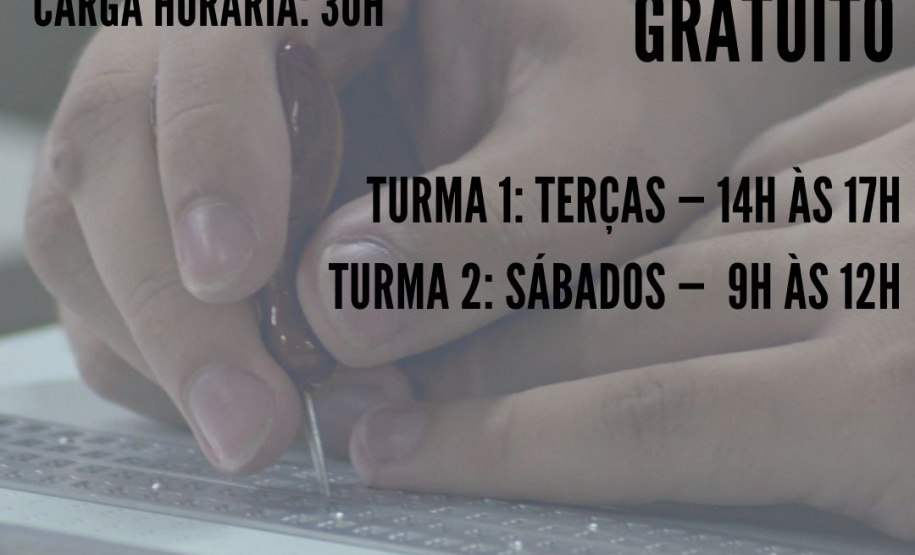 Biblioteca Pública do Paraná oferece curso gratuito de alfabeto Braille
