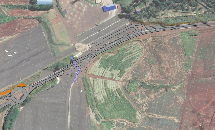 Projeto de nova passarela e adequação da BR-369 em Bandeirantes