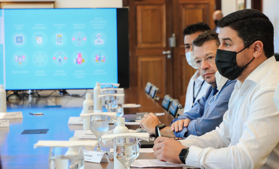 Governador em exercício, Darci Piana, recebe diretoria da Celepar - Governo  Digital - Curitiba, 23/02/2022