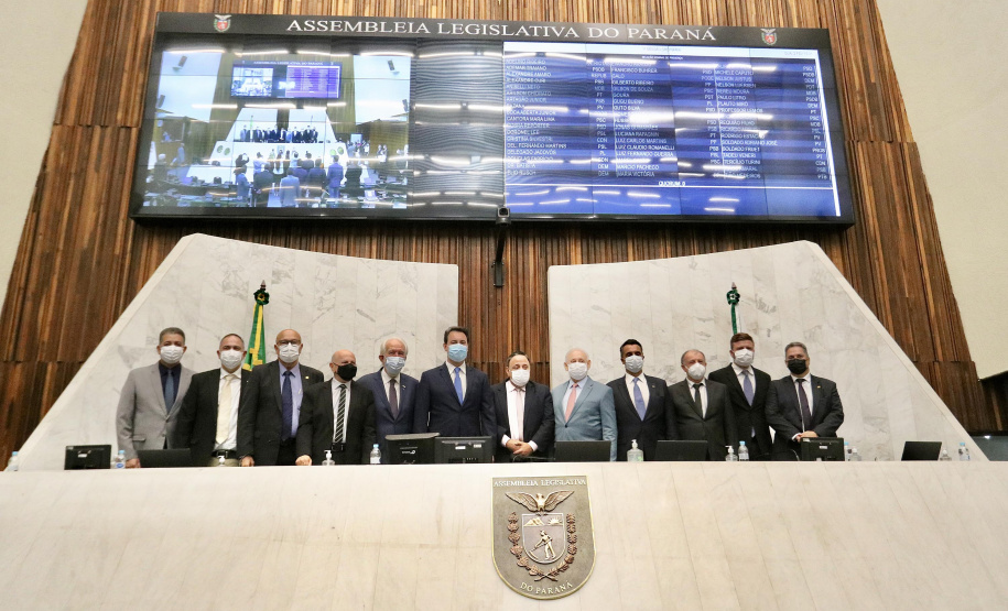 O governador Carlos Massa Ratinho Junior participou nesta quarta-feira (2) da abertura dos trabalhos da 19ª Legislatura da Assembleia Legislativa.