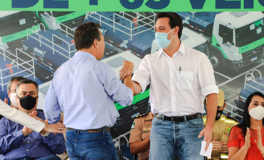 Governador Carlos Massa Ratinho Junior entrega mais 63 veículos da Patrulha Ambiental - Curitiba, 09/02/2022