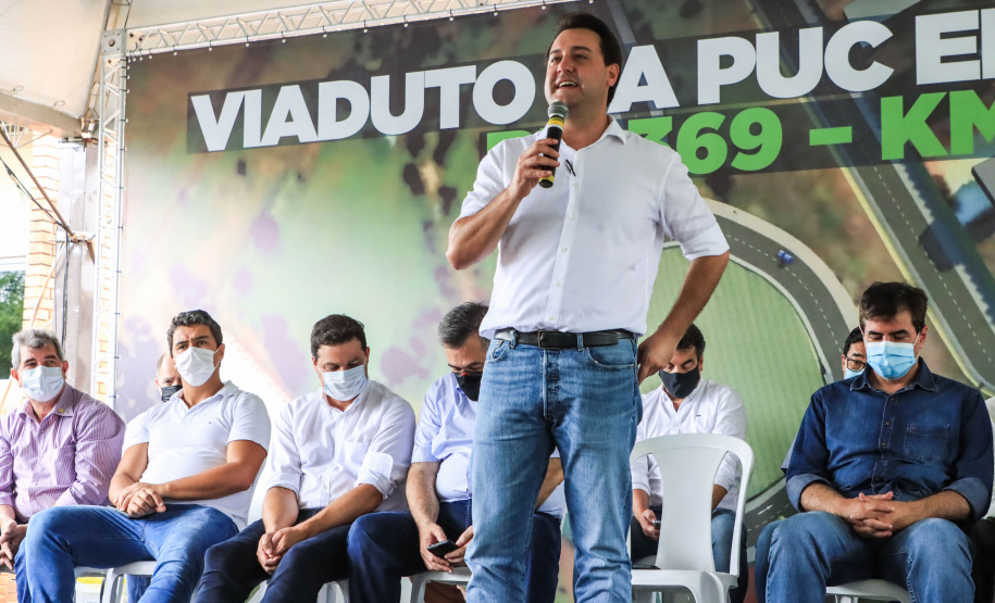 O governador Carlos Massa Ratinho Junior lança nesta sexta-feira (4) a licitação do Viaduto da PUC, em Londrina.