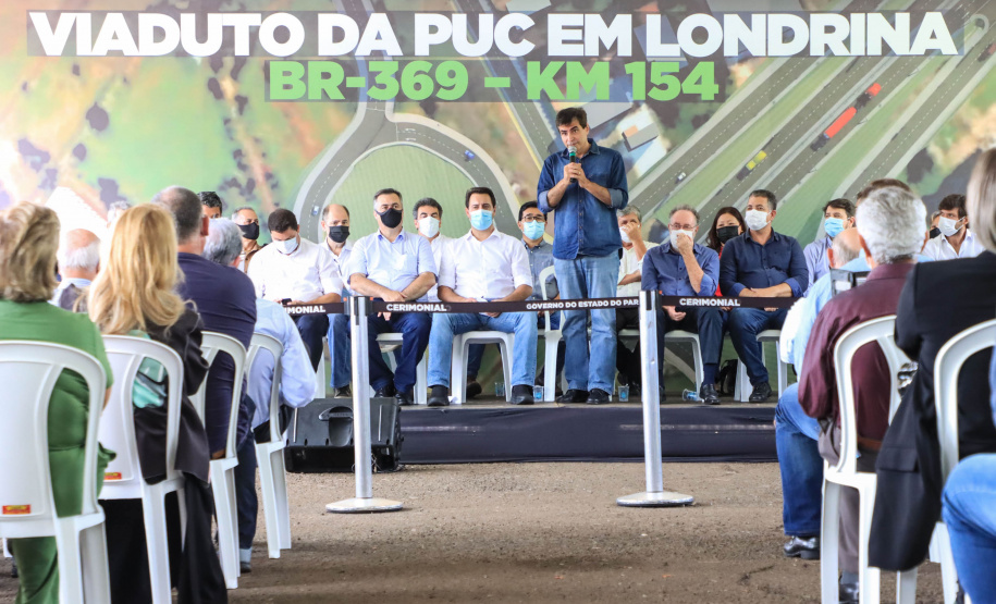 O governador Carlos Massa Ratinho Junior lança nesta sexta-feira (4) a licitação do Viaduto da PUC, em Londrina.