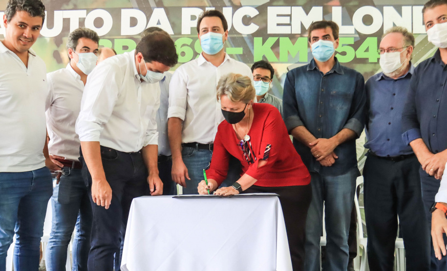 O governador Carlos Massa Ratinho Junior lança nesta sexta-feira (4) a licitação do Viaduto da PUC, em Londrina.