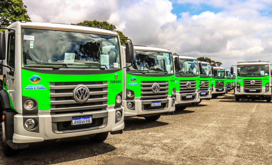 Governador Carlos Massa Ratinho Junior entrega mais 63 veículos da Patrulha Ambiental - Curitiba, 09/02/2022