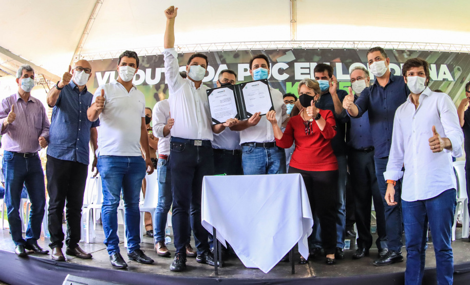 O governador Carlos Massa Ratinho Junior lança nesta sexta-feira (4) a licitação do Viaduto da PUC, em Londrina.