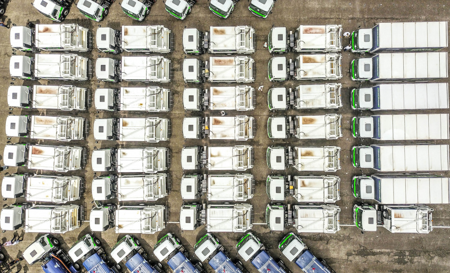 Governador Carlos Massa Ratinho Junior entrega mais 63 veículos da Patrulha Ambiental - Curitiba, 09/02/2022