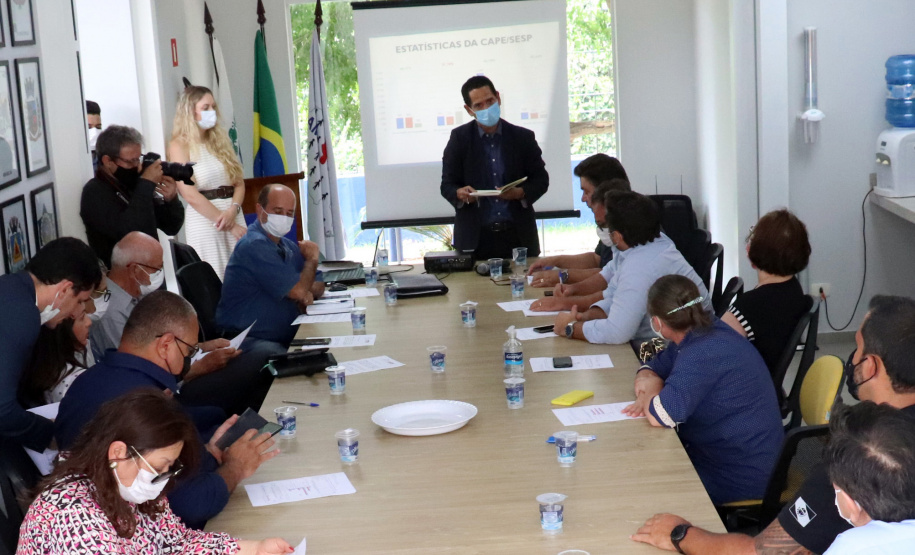 Tratativas sobre projetos e melhorias para Segurança Pública são tema de reunião com Sesp e prefeitos, em Londrina -  24/02/2022