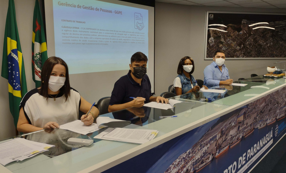 Novos convocados são integrados ao quadro da Portos do Paraná