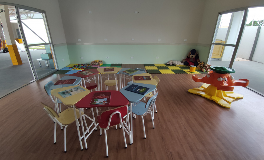 O governador Carlos Massa Ratinho Junior participou nesta quinta-feira (03) da inauguração do Centro Municipal de Educação Infantil (CMEI) Miguel Eduardo Nalini Adur, em Pitanga, na Região Central do Paraná.