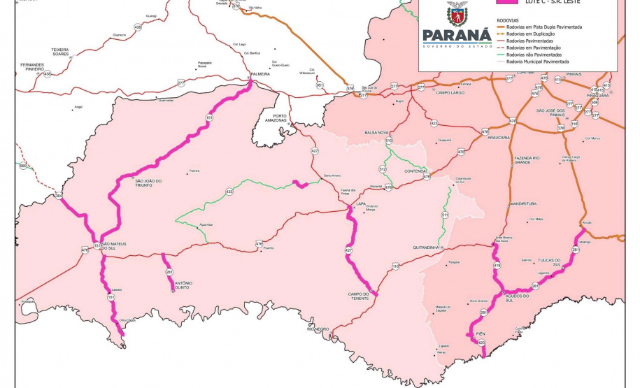 DER/PR avalia documentos da licitação para conservar 838,37 km de rodovias da RMC, Litoral e região Sul