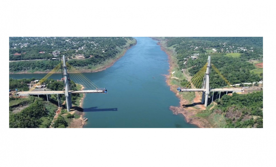 Ponte Brasil - Paraguai 78%