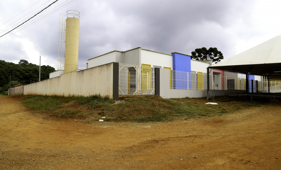 Governador Carlos Massa Ratinho Junior participa da inauguração do Centro Municipal de Educação Infantil (CMEI) Miguel Eduardo Nalini Adur, em Pitanga, na Região Central do Paraná - Pitanga, 03/02/2022`