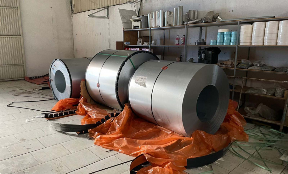 Polícia Civil recupera carga de bobinas de aço avaliada em R$ 280 mil