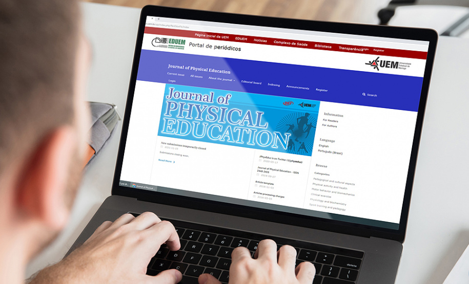 Periódico internacional de Educação Física da UEM chega ao volume 33