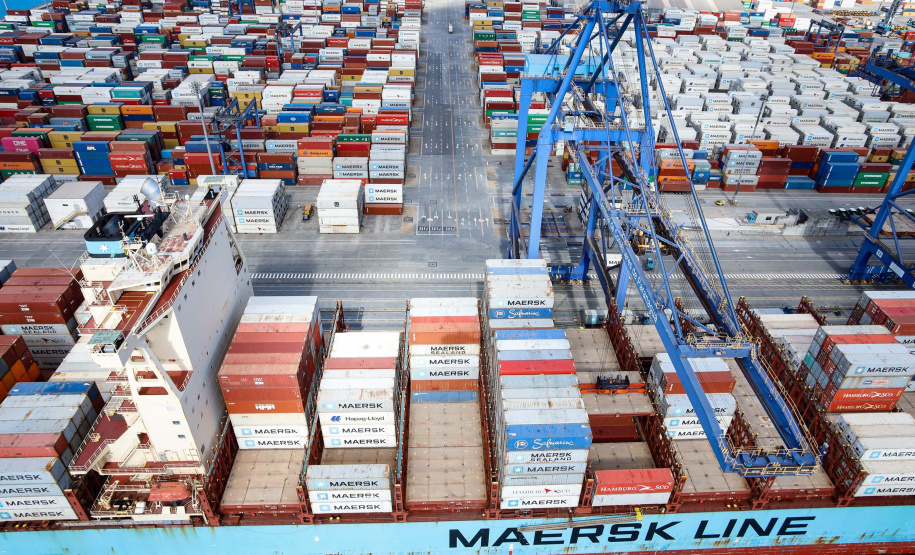 Volume de carga exportada em contêineres, pelo Porto de Paranaguá, aumenta 24%