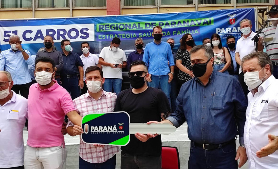 Saúde entrega 51 e veículos e libera quase R$ 14 milhões de investimentos na região de Paranavaí