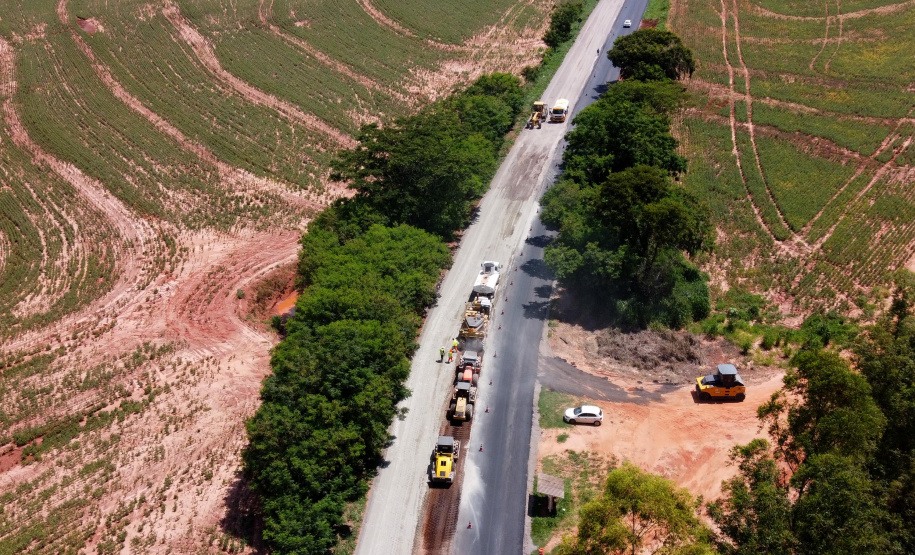No Noroeste, PR-323 ganha terceiras faixas para melhorar logística a aumentar a segurança