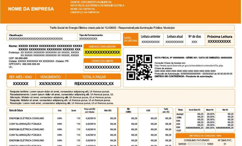 Receita Estadual autoriza emissão da primeira nota fiscal de energia elétrica do Paraná