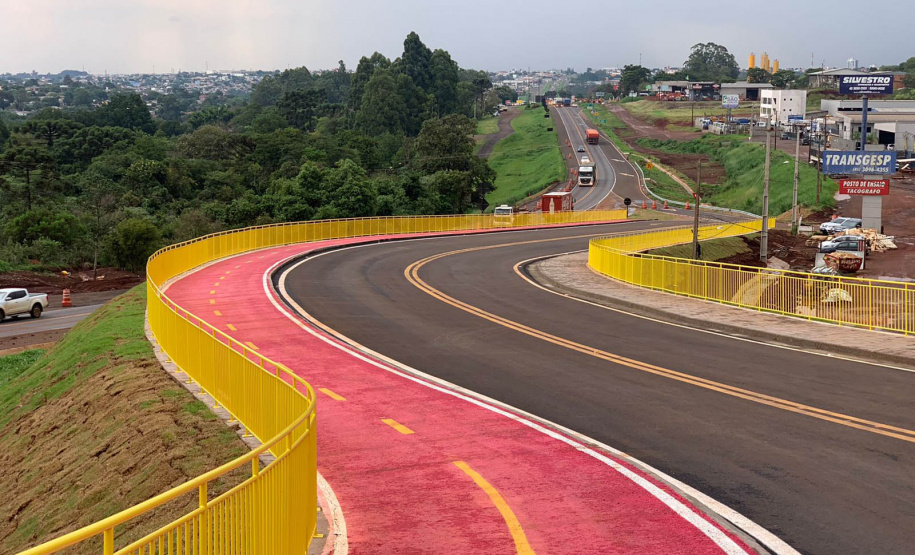 DER/PR libera duas novas alças de viaduto em Cascave