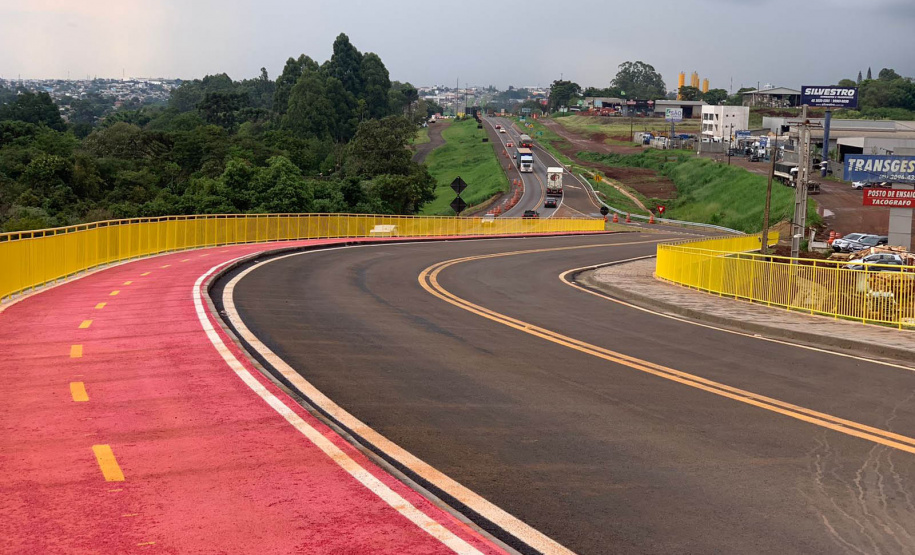 DER/PR libera duas novas alças de viaduto em Cascave