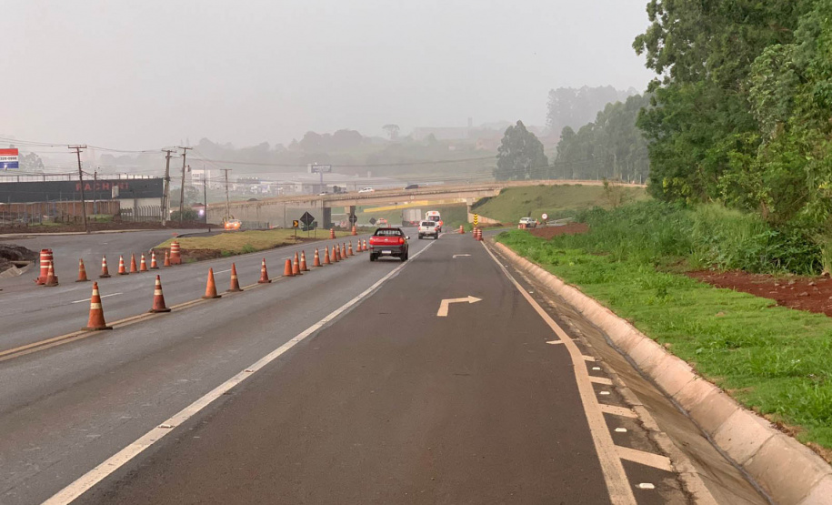 DER/PR libera duas novas alças de viaduto em Cascave
