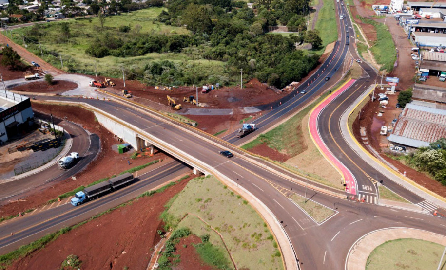 DER/PR libera duas novas alças de viaduto em Cascave