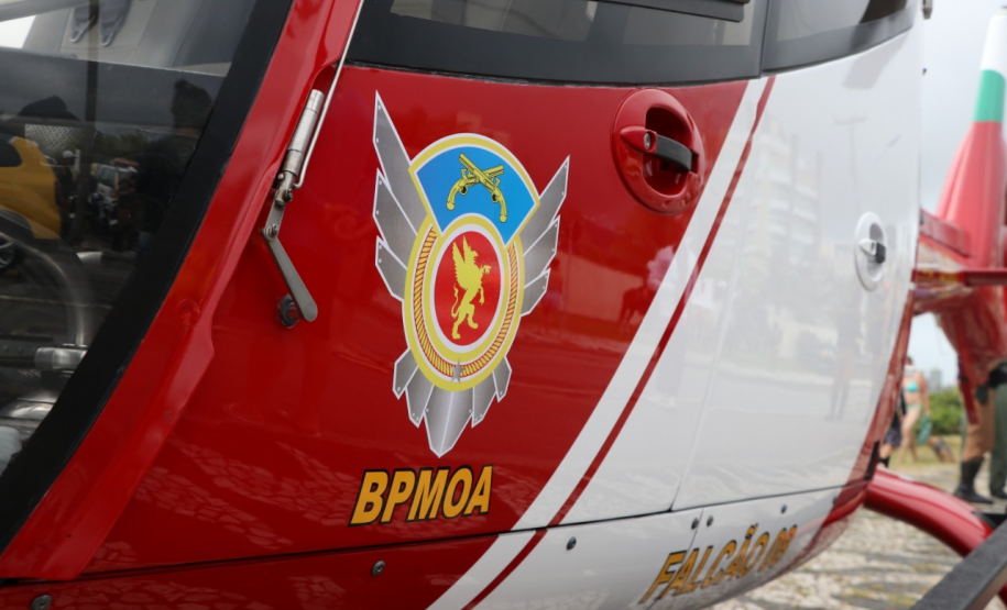 Suporte aéreo do BPMOA no Litoral atende 151 pessoas em quase dois meses de verão