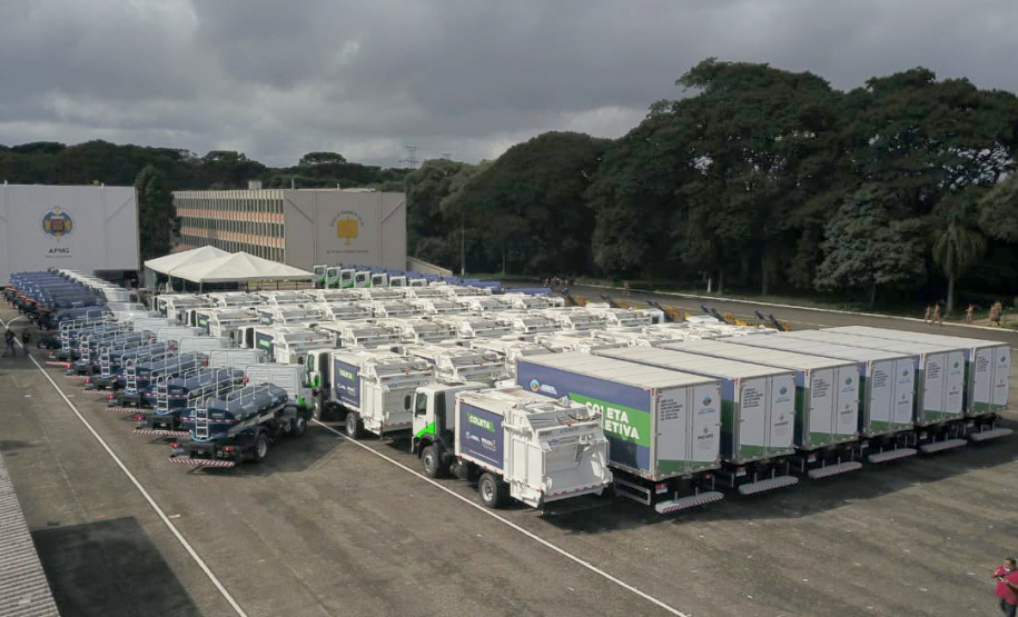 Governador Carlos Massa Ratinho Junior entrega mais 63 veículos da Patrulha Ambiental