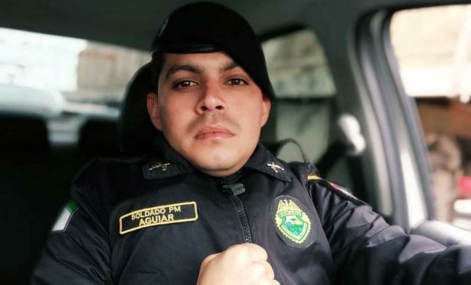 Após policiais salvarem a vida de um bebê, PM orienta sobre casos de engasgamento - soldado Tiago Aguiar