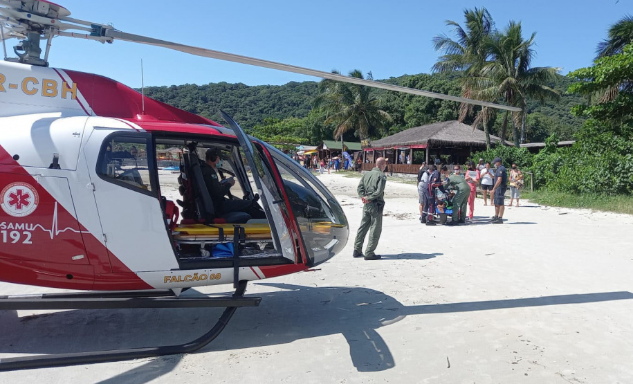 Suporte aéreo do BPMOA no Litoral atende 151 pessoas em quase dois meses de verão