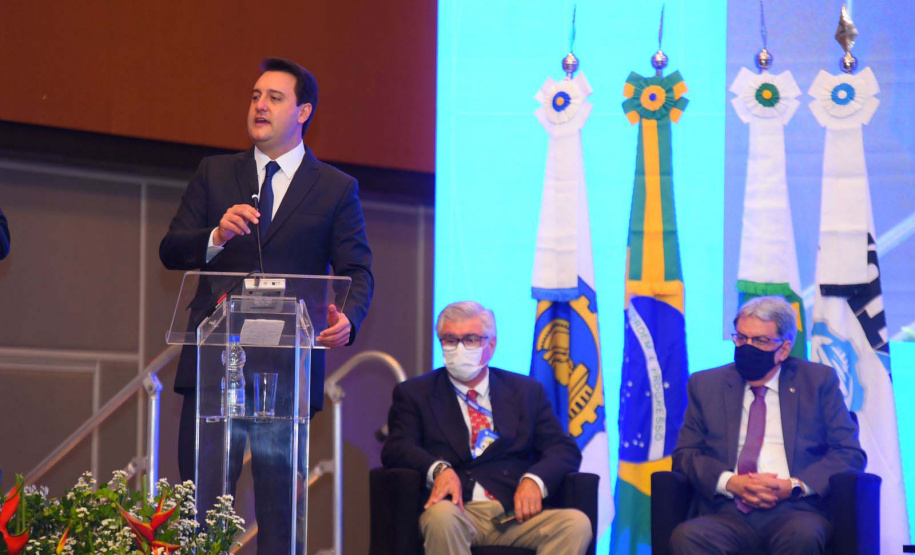 Governador Carlos Massa Ratinho Junior participa do 11º Encontro de Líderes Representantes do Sistema Confea/Crea e Mútua.