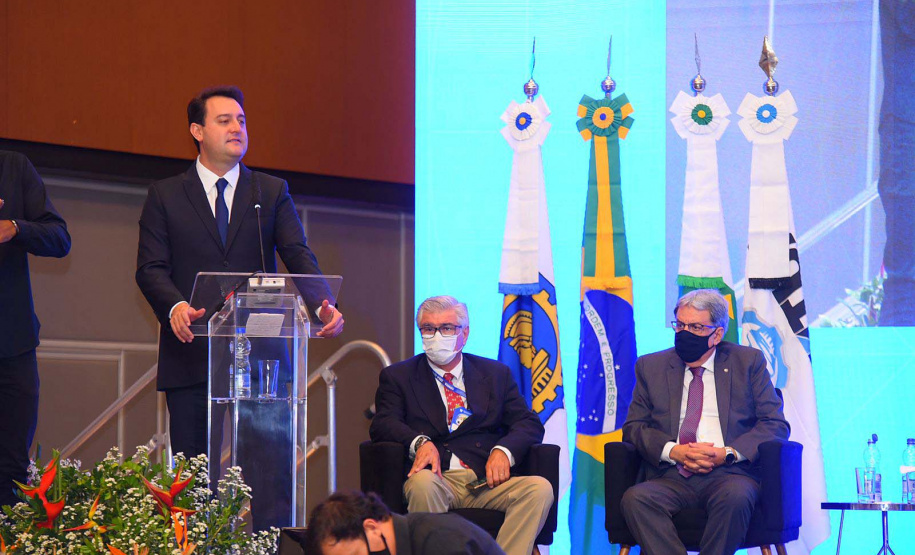 Governador Carlos Massa Ratinho Junior participa do 11º Encontro de Líderes Representantes do Sistema Confea/Crea e Mútua.