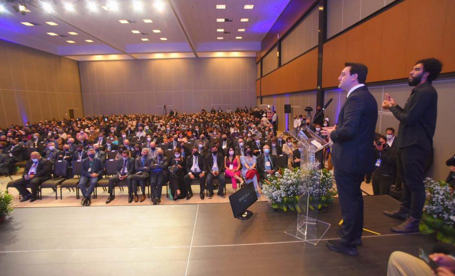 Governador Carlos Massa Ratinho Junior participa do 11º Encontro de Líderes Representantes do Sistema Confea/Crea e Mútua.