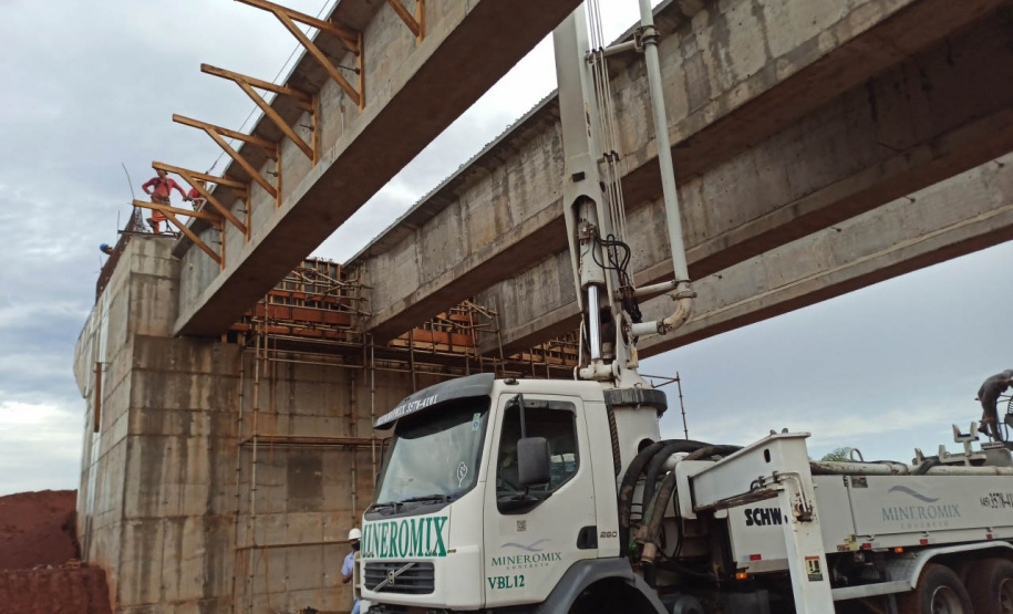 Ponte da Integração Brasil - Paraguai 76%