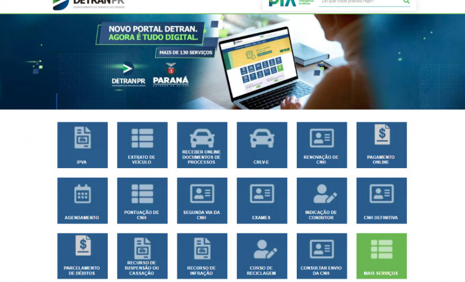 Portal do Detran é o caminho mais fácil para recursos de infração, suspensão ou cassação da CNH