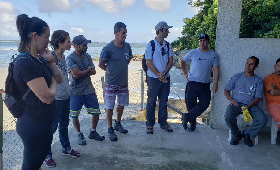 Começam vistorias do projeto Selo Verde, na Ilha do Mel