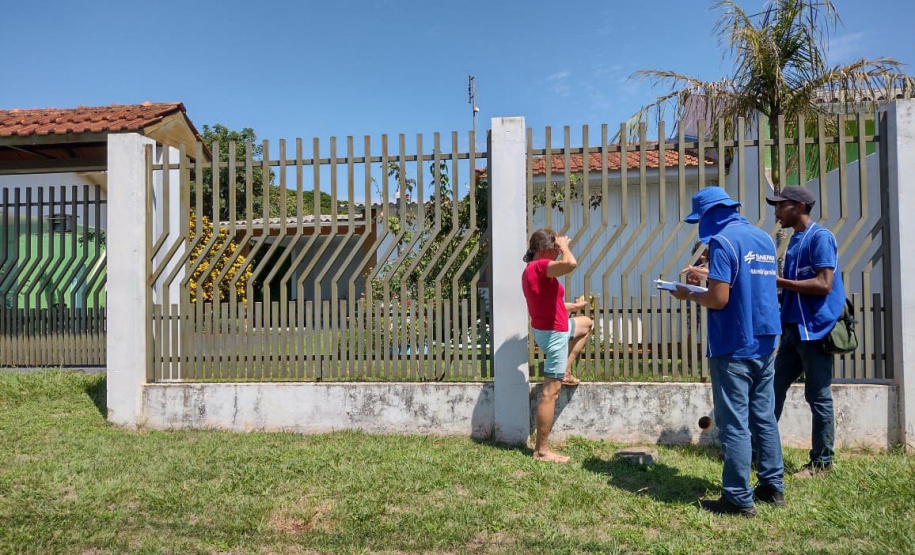 Ligações de esgoto são vistoriadas em Santa Terezinha de Itaipu