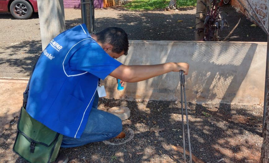 Ligações de esgoto são vistoriadas em Santa Terezinha de Itaipu