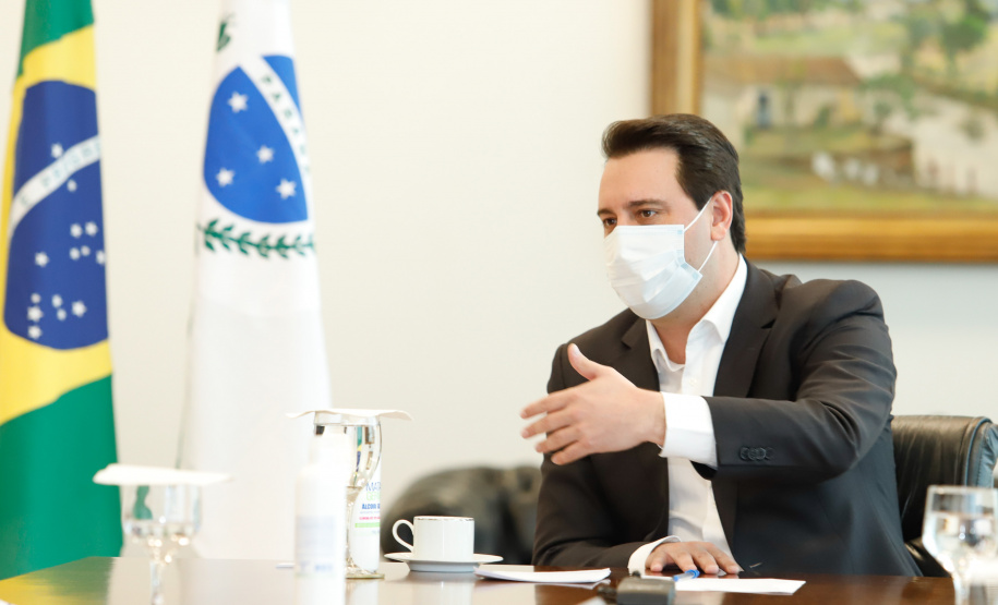 Governador do Paraná Carlos Massa Ratinho Junior