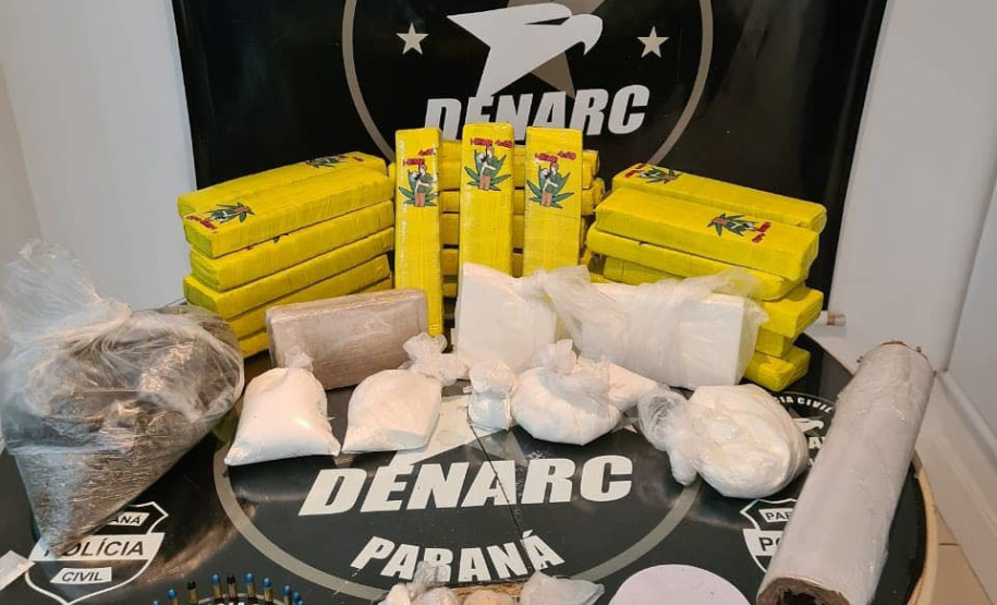 No Paraná, forças policiais tiram de circulação mais de 272 toneladas de drogas