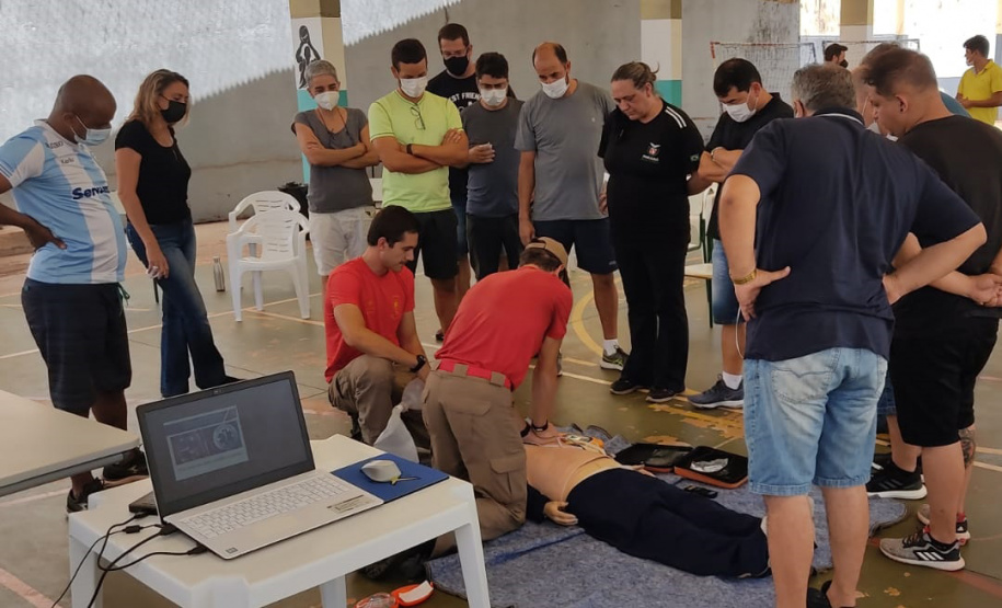 Secretaria de Justiça realiza curso de combate a incêndios e técnicas de primeiros socorros para servidores das unidades socioeducativas