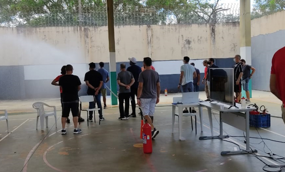 Secretaria de Justiça realiza curso de combate a incêndios e técnicas de primeiros socorros para servidores das unidades socioeducativas