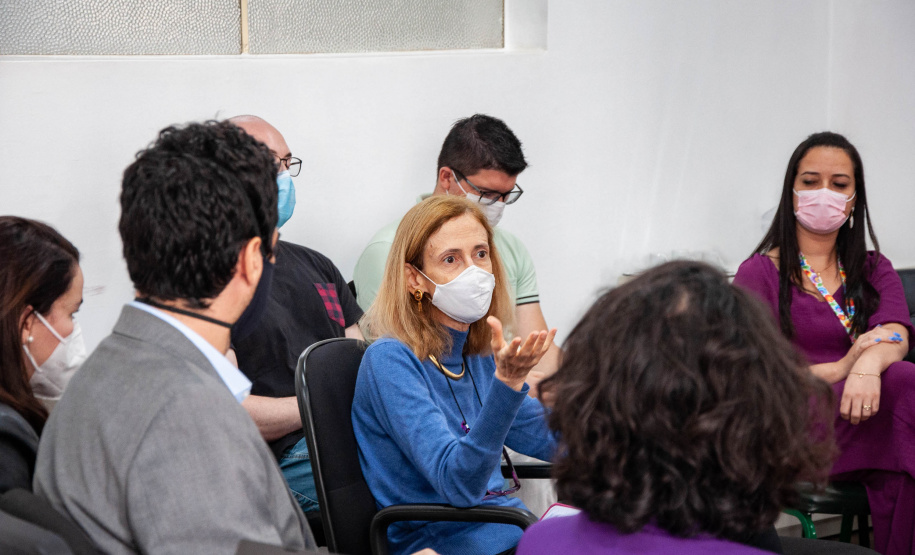 Professora de Harvard e ex-diretora de Educação do Banco Mundial palestra para educadores da Seed-PR - A professora Claudia Costin realizou nesta segunda-feira (28) uma visita técnica à Seed-PR (Secretaria de Estado da Educação e do Esporte) - Curitiba, 28/03/2022